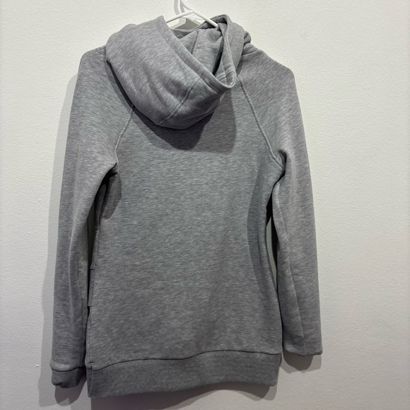 MARCELLA Grey Criss Cross Front Hoodie XS - Picture 4 of 5